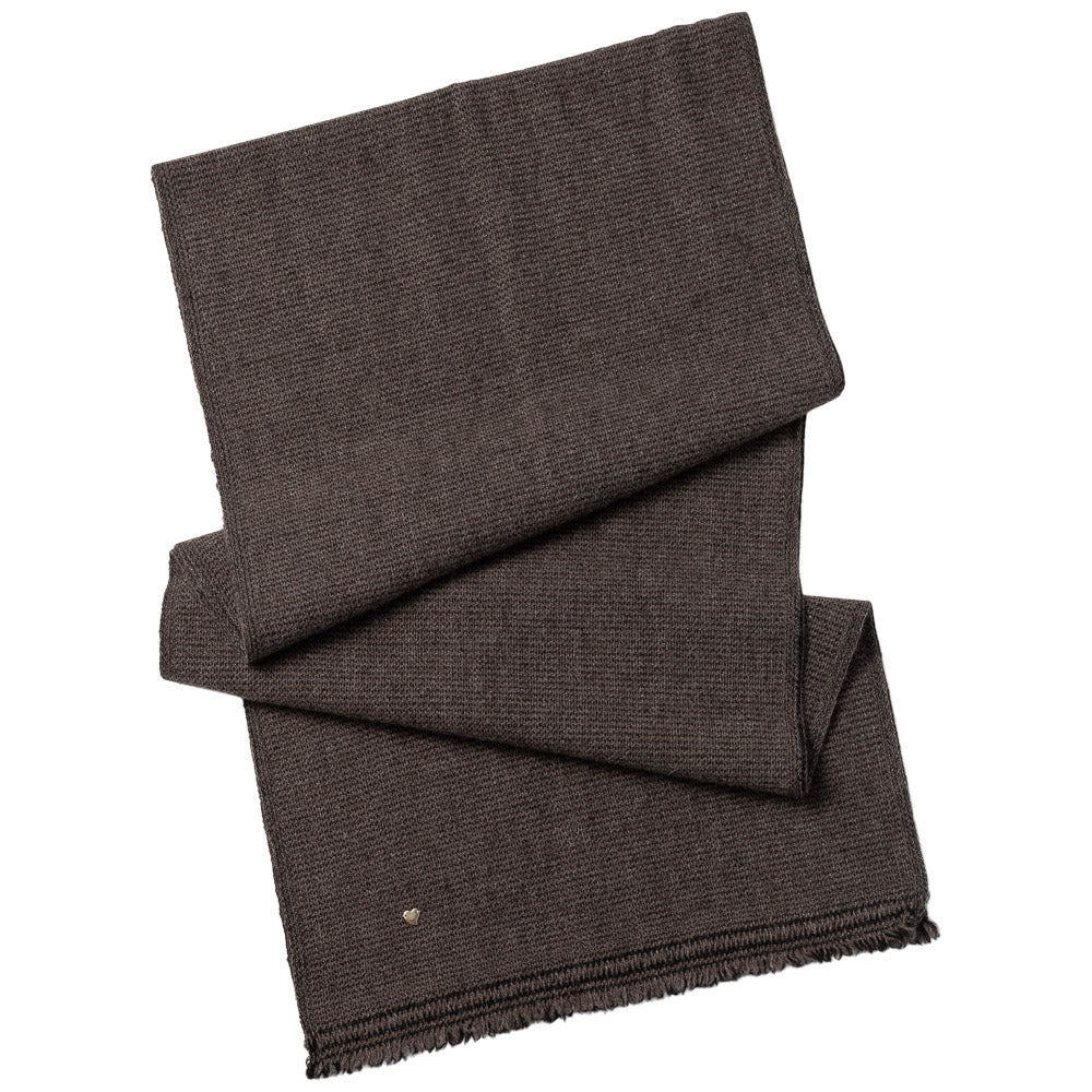 merino scarf Scarf Brown