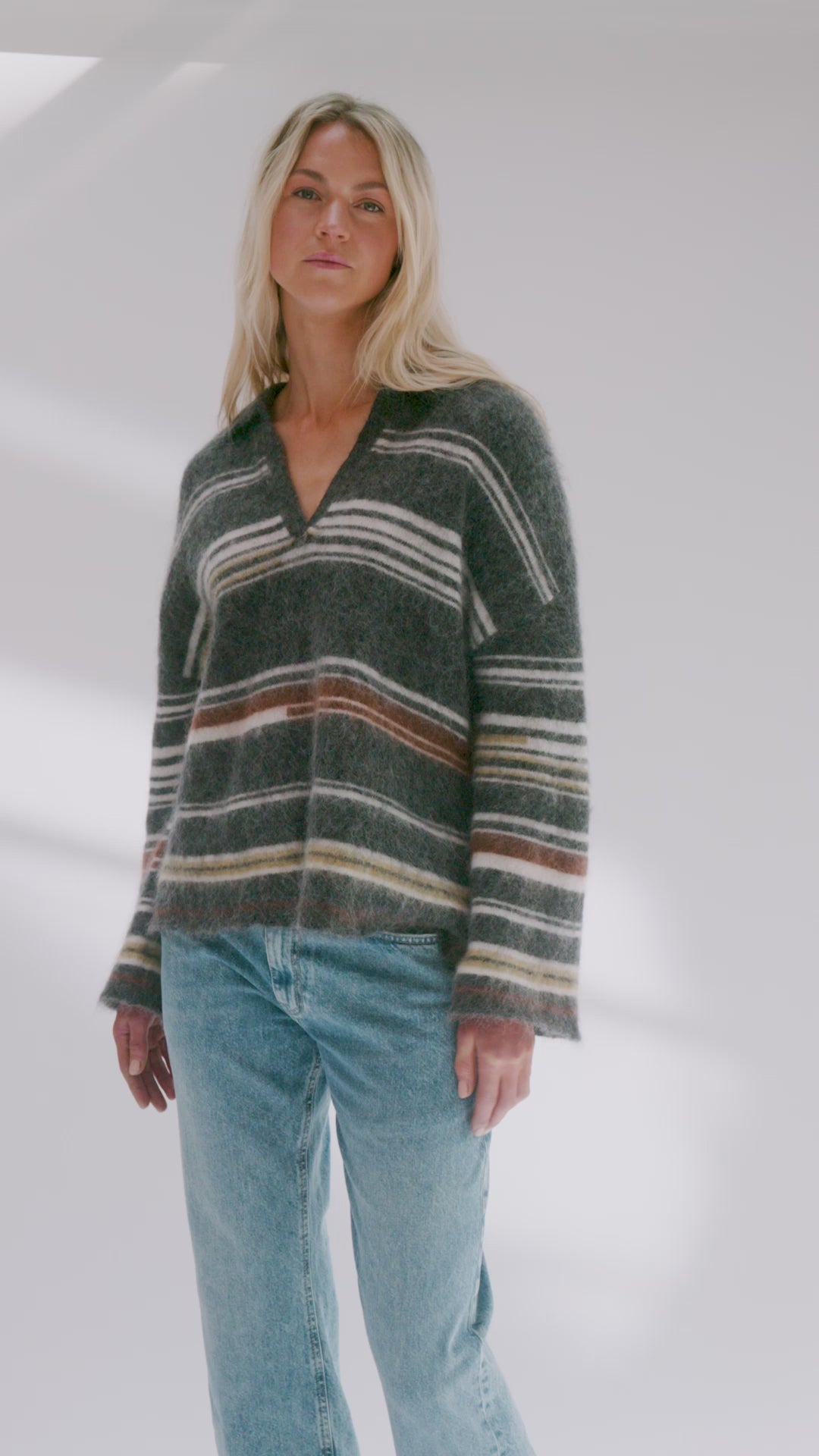 Close to my heart Arlene børstet mohair genser Sweater knitted