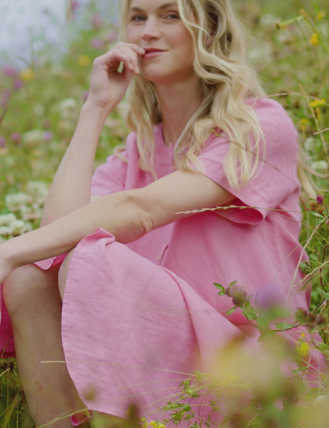 Close to my heart Andrea linkjole dame, midi Dress woven
