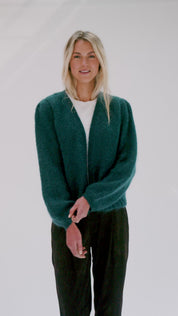 Close to my heart Aliza mohair cardigan Cardigan Stone Blue